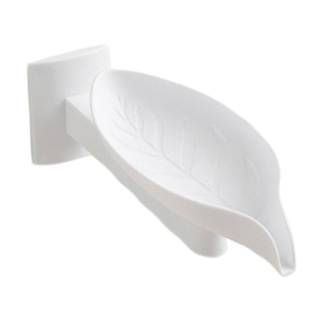 Savon en Forme de Feuille Réglable en Trois Rotations, Savon Mural Drainant, Savon Fonctionnel pour la Maison