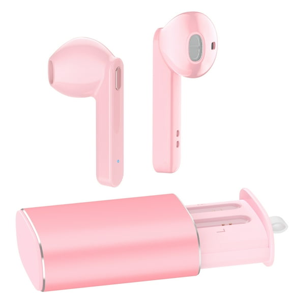 AUGYMER Wireless Earbuds Bluetooth 5.0 Headphones Auto Pairing Bluetooth Earphones TWS Stereo HiFi Wireless Headphones for Running Sports in-Ear with Type-C Charging Case