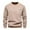 Khaki New1, variant on Momasggi Men's Casual Crewneck Sweatshirts with Chest Pocket Loose Casual Long Sleeve Pullover Tops Fashion Solid Color Sweatshirts Black 2XL