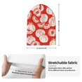 thumbnail image 2 of Pofeuu Tomatoes Print Beanie Hat for Men Women Knit Winter Hat Warm Cuffed Skull Beanie Slouchy Soft Unisex, 2 of 6