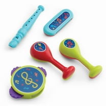 Kidoozie My First Musical Instruments Ages 2 , Toddler, Tambourine, Recorder, Flute, Harmonica, Maracas