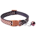 thumbnail image 1 of Polka Dot Dog Collar Adjustable Creative Bell Dog Collar Bell Kitten Collar, 1 of 10