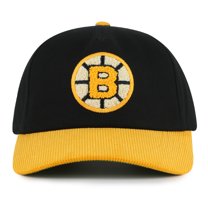 Men's American Needle Black/Gold Boston Bruins Burnett Adjustable Hat