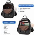 thumbnail image 2 of Backpack For Woman, Bag Shoulder PU Leather For Girl, Backpack Travel anti-Theft, 2 of 5