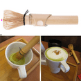 thumbnail image 5 of 2X Green Tea Matcha Whisk Bamboo Chasen Whisk Matcha Tea Powder Professional Tea Ceremony Bamboo Brush Kitchen Tool,2 X Bamboo Stirring brush,Wood color, 5 of 7