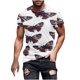thumbnail image 2 of Tops para hombre, blusas y camisas de manga corta con cuello redondo para hombre, jersey informal de moda con estampado para hombre, camiseta de manga corta con cuello redondo, blusa de poliéster para, 2 of 5