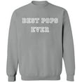 thumbnail image 2 of OXI Crewneck Sweatshirt - Best Pops Ever, Basic Casual Sweatshirts for Men's and Women Fleece Sweatshirt Long Sleeve - Sport Grey 2X-Large, 2 of 2