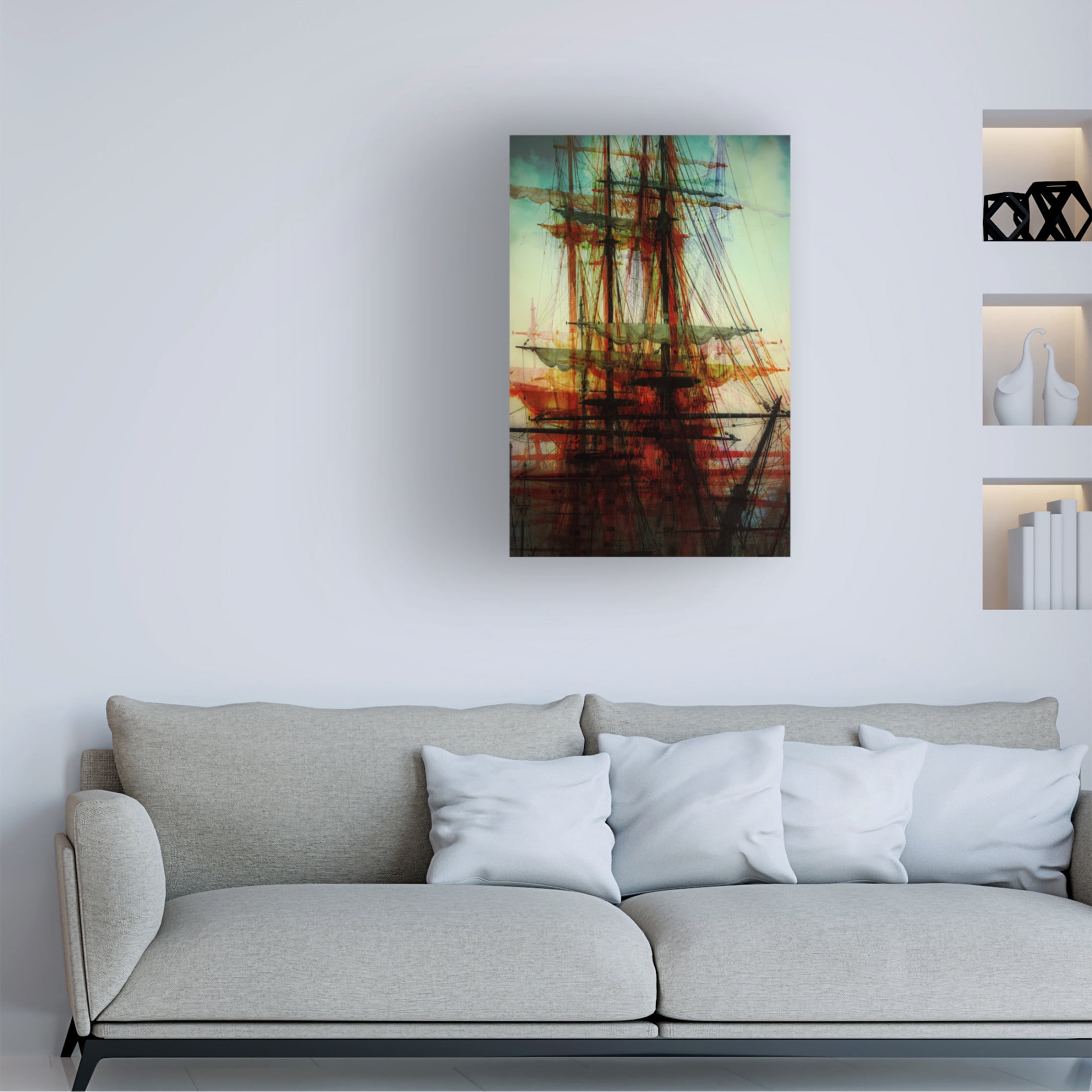Trademark Fine Art Bastian Kienitz The Beautiful Sea Canvas Wall Art