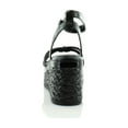 thumbnail image 4 of Vince Camuto Loressa Women's Sandals Jet Black Size 8.5 M, 4 of 8