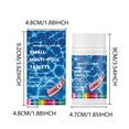 thumbnail image 3 of Pools Pool Cleaning Tablets, Slow Release Tabs for Hot Tubs and Small Swimming, Efficient Water Care for Crystal Clear, Blue, 3 of 9