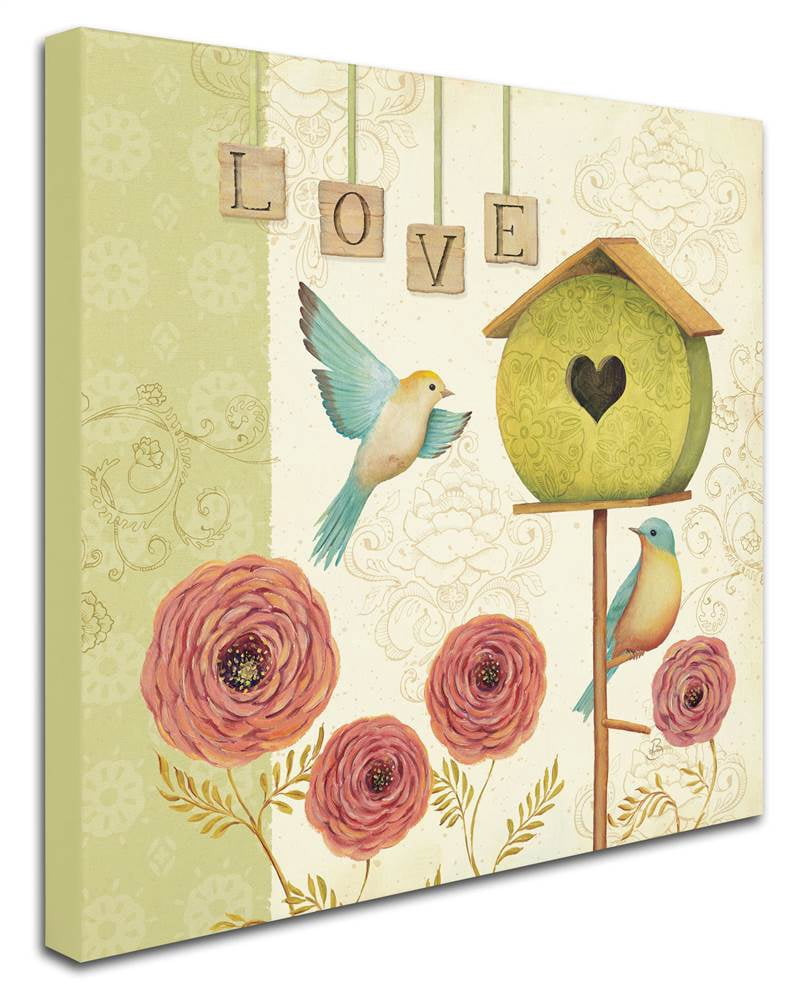 Trademark Fine Art "Welcome Home II" Canvas Art by Daphne Brissonnet