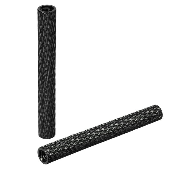 M3x40mm Aluminum Standoff with Mesh Texture Column Spacer for RC Airplane FPV Quadcopter CNC Black 2PCS