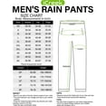 thumbnail image 6 of iCreek Men's Rain Pants Waterproof Over Pants Windproof Lightweight Hiking Pants Work Rain Outdoor for Golf, Fishing, 6 of 8