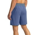 thumbnail image 4 of Mens Running Shorts adjustable drawstring side splits Lightweight with Pockets Hiking Beach Gym Workout Athletic Shorts For Men, 4 of 8