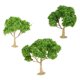 thumbnail image 3 of 3 piezas de paisaje de árbol en miniatura para paisaje de ferrocarril en miniatura árboles de flores blancas, 3 of 9