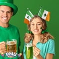 thumbnail image 5 of PMU St. Patrick's Day Headwear Decorations and Party Supplies - Green, White, Orange Irish Flag Boppers with Shamrock Costume Headband - Irish Costume, Party Accessory (1/pkg) Pkg/1, 5 of 7