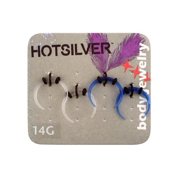 14g Acrylic Crescent Value