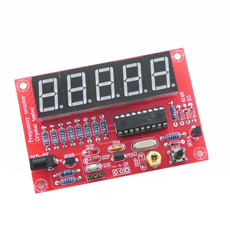 1Hz-50MHz Digital LED Crystal Oscillator Frequency Counter Tester DIY Kits 