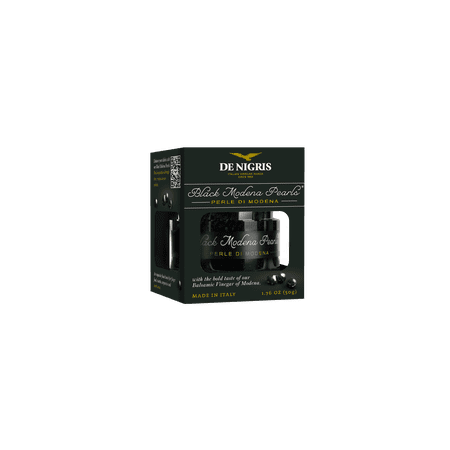 De Nigris Black Modena Pearls with Balsamic Vinegar 1.69 oz (50 g)
