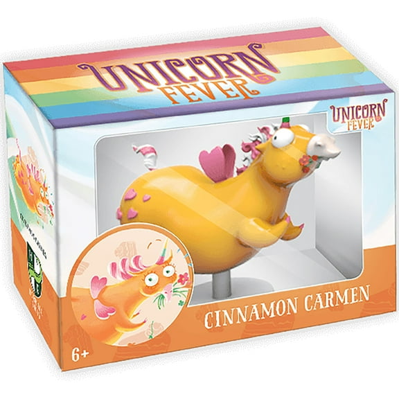 Unicorn Fever: Cinnamon Carmen - Painted Figure - Collectible Unicorn Miniature, Ages 6