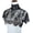 Black, variant on CAILDANL Thereisno Detachable Fake Collar Half Shirt Sexy Sheer Eyelash Floral Lace Dickey Choker Women Shawl White