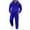 Blue%GC%, variant on Men's Sweatsuit 2 Piece Sets Casual Men's Jogging Tracksuit Set Solid Color Pullover Hoodie Pants Sweat Suit for Men Cozy Fall Winter Athletic Track Suit Outfits