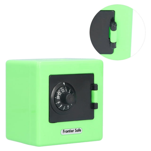 Garosa Coffre-Fort pour Enfants, Étui de Rangement pour Argent pour Enfants Coffre-Fort de Simulation Cadenas à Code Boîte d'Épargne pour Pièces et Argent pour Enfants, Boîte d'Épargne