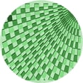 thumbnail image 1 of Ahgly Company Machine Washable Indoor Round Transitional Jade Green Area Rugs, 8' Round, 1 of 7