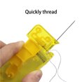 thumbnail image 2 of Xingzhi Pack of 3 Needle Threaders Inserter Guide Plastic Auto Threading Devices Leather Craft Stitch Insertion Sewing Supplies, 2 of 6