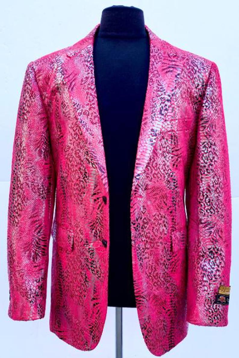 Exotic Skin Python Sport Jacket Blazer Alligator ~ Crocodile ...