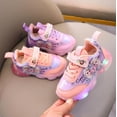 thumbnail image 2 of Disney nuevos zapatos luminosos de dibujos animados de Frozen para niños, zapatillas de marca, calzado para niñas y niños, zapatos LED intermitentes, zapatos informales para bebés Gao Jinjia LED, 2 of 2
