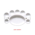 thumbnail image 2 of ziyahi Plastic Paint Palette Tray DIY 7-Well Craft Art Painting Nail Beauty Pallet Accessory Random Color, 2 of 7