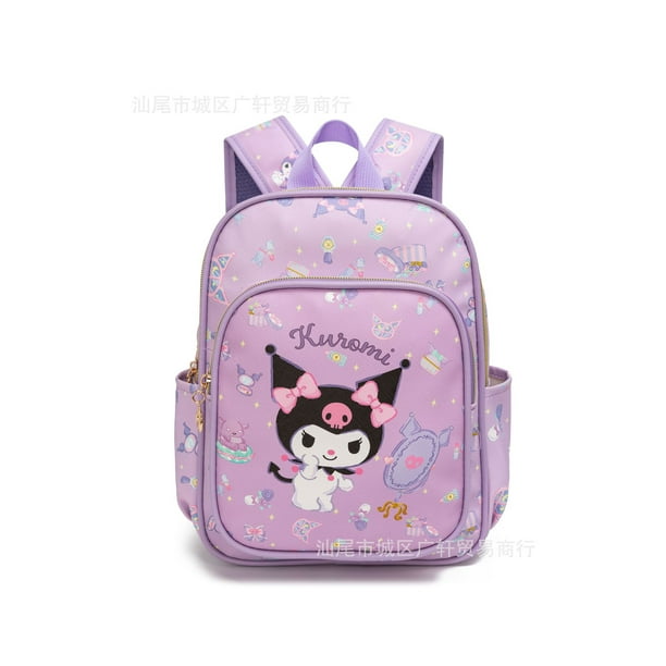 Mochila impermeable estilo kuromi coreano con estampado kuro