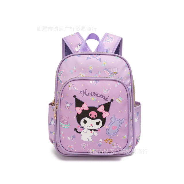 Mochila impermeable estilo kuromi coreano con estampado kuro