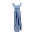 thumbnail image 3 of Vestido Túnica De Verano Flying Sleeve Bodycon Maxi Dress Low Cut Holidays Vacation Outfit (Azul L) Cgtredaw para Mujer Azul T XL, 3 of 8
