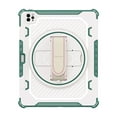 thumbnail image 3 of SaniMore Case for iPad Pro 12.9 Case 2018/2020/2021/2022, Hand Rope + Pen Holder + Hidden Kickstand Lens All-inclusive Anti-drop Shockproof Heavy Duty Protective Case For iPad Pro 12.9", Green, 3 of 19