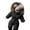 Black-3, variant on Little Girls Boys Solid Snowboarding Pants Kids Snow Pants Thick Winter Bib Snow Pants Warm Kids Pants Girl Snow Gear for Girls Activewear Clothes Snow Wear Youth insulated Bibs Outfits