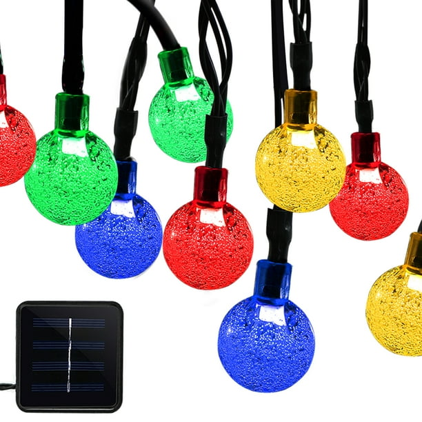 Clearance! Patio Solar Powered LED String Lights w/8 Modes, 23ft 50 LED