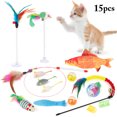 thumbnail image 2 of Ensemble de Jouets Interactifs pour Chat 15 Pcs, Baguette pour Chat, Jouets pour Chat, Souris, 2 of 10