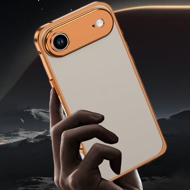 Klonfd Case Ultra Thin Metal Frame Heat Dissipation Cas E With Lens Protector For I 17/air/ Pro/ ProMax