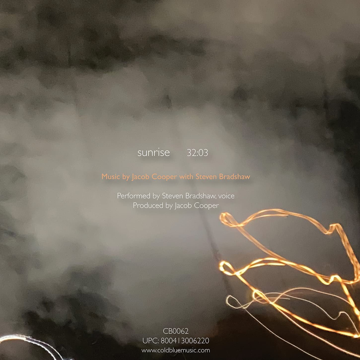 Steven Bradshaw - Sunrise - Music & Performance - CD