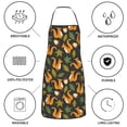 thumbnail image 6 of Fuzoiu Forest Squirrel Print Kitchen Cooking Aprons,Kitchen Cooking BBQ Aprons,Chef Apron with 2 Pockets for Men Women,Art Aprons for Painting Pottery Ceramics, 6 of 7