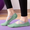 thumbnail image 2 of Ahabrexf Pilates Grip Socks for Women, Non-Slip Yoga Socks with Breathable Fabric for Home Training and Dance, 2 of 7