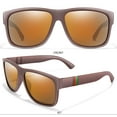 thumbnail image 2 of Polarized Sunglasses for Men and Women, Mens Sun Glasses with UV400 Protection for Driving Fishing Golf, Retro Oversized Square Mirror Sun Glasses, 2 of 10