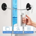 thumbnail image 5 of Tyeign Refrigerator Cabinet Lock, teens Window Lock, Non Drilled Door Lock, teen Drawer Lock - teens Safety Lock White, 5 of 9