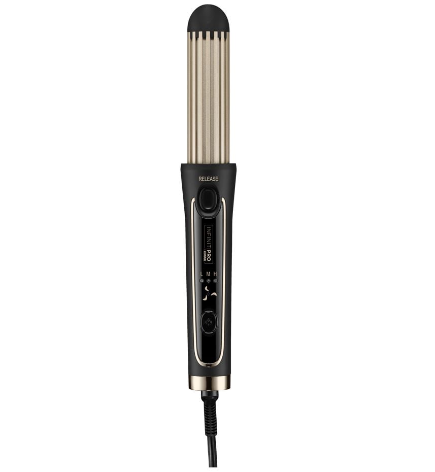 InfinitiPro by Conair Cool Air Styler 1.5" Ceramic Multi Functional Iron, Black, CD2112