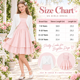 thumbnail image 7 of Aideaone Girls Dress Set Floral Spaghetti Strap Dress with Cardigan for Tweens Teens 7-14 Years, 7 of 7