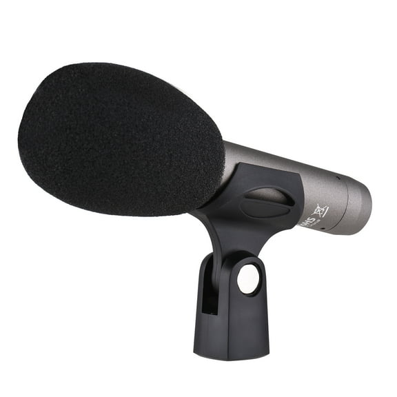 Aibecy Professional XLR Cardioid Mic CM-60 Condenser Microphone for Studio Recording Broadcasting 48V Phantom Power Supply Stage Performance Instrument Playing