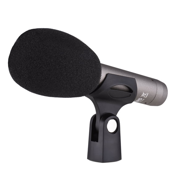 Arealer CM-60 Professional Condenser Microphone XLR Cardioid Mic 48V Phantom Power Supply for Studio Recording Broadcasting Stage Performance Instrument Playing Recording