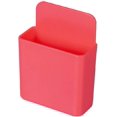 thumbnail image 1 of Corner Plastic/Metal Freestanding Stackable Organizer Shelf for Bathroom,Air Conditioning TV Remote Control Storage Box Wall Mounted Mobile Phone Holder Red S, 1 of 8